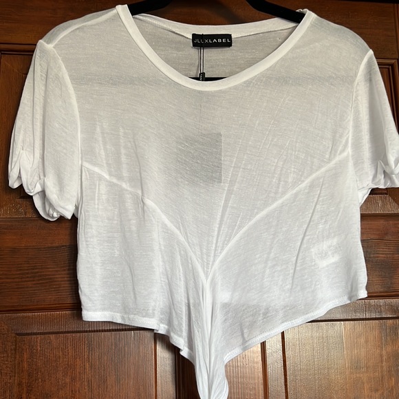 JLUXLLABEL NWT CROP T SIZE M - Picture 4 of 7